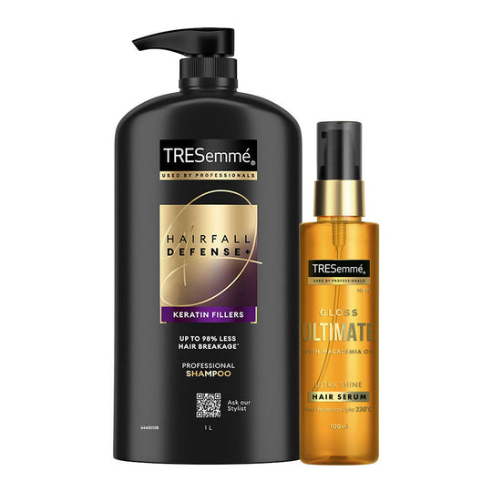TRESemme Hair Fall Rescue Shampoo, 1000ml + Gloss Artist Serum, 100ml Combo, 2 pieces Buy at Indicrest