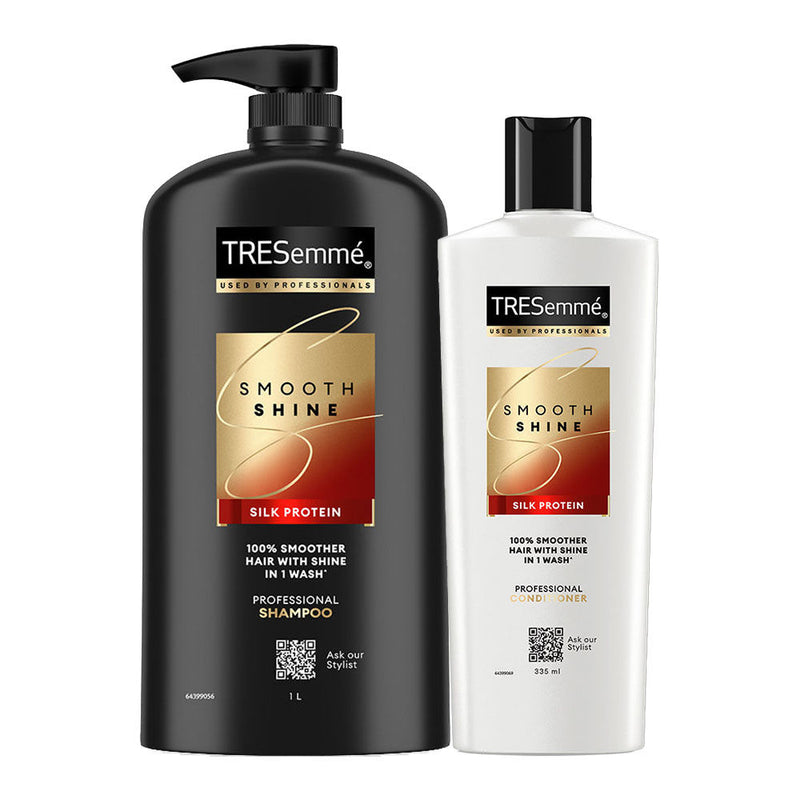 TRESemme Smooth & Shine Kit For Silky Smooth Hair - Shampoo, 1000ml + Conditioner, 335ml Combo, 2 pieces Buy at Indicrest