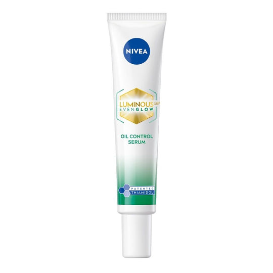Nivea Luminous Even Glow Oil Control Serum Thiamidol, Salicylic, Hyaluronic Acid Reduces Dark Spot, 40ml Buy at Indicrest