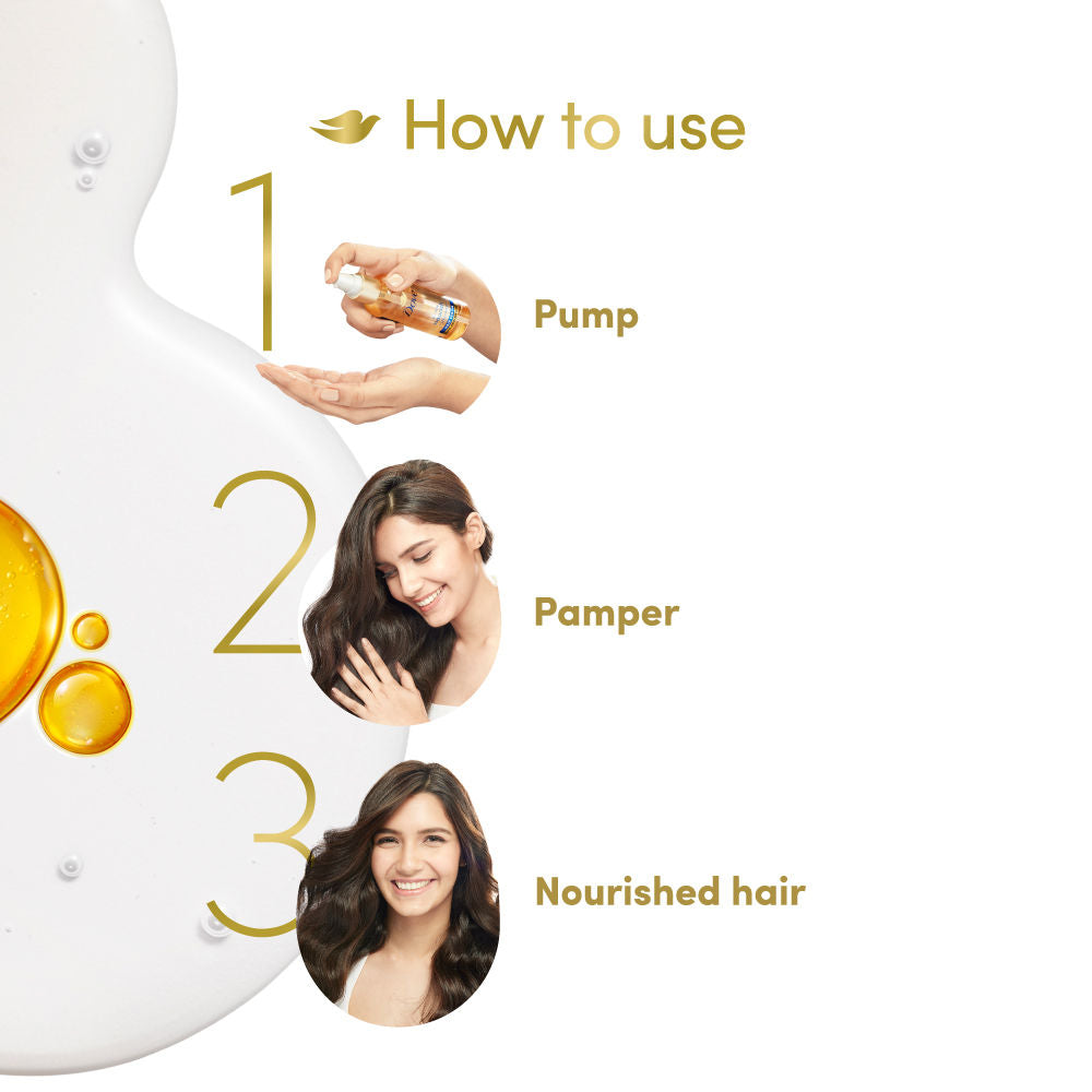 Dove All Day Nourish + UV Protect Hair Serum For All Hair Types With Bio Protein Care, 48ml Buy at Indicrest Image 9