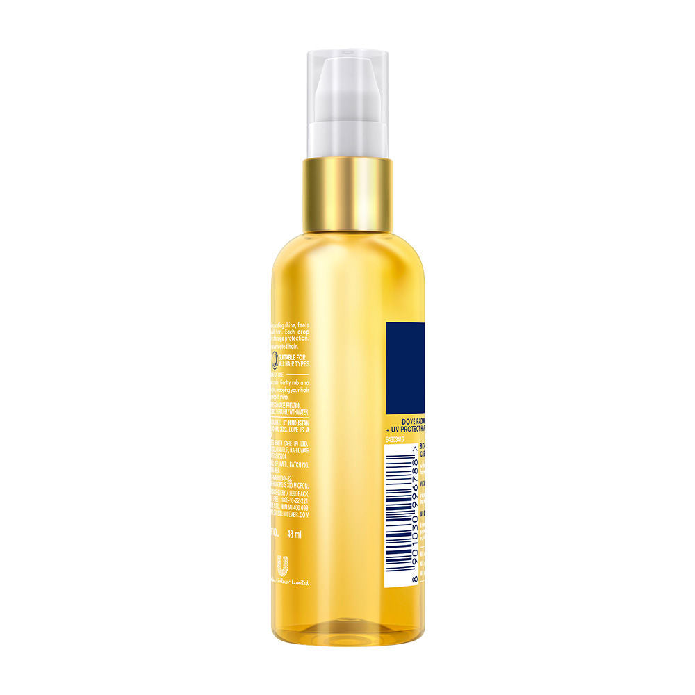 Dove Radiant Shine + UV Protect Hair Serum For Dry & Frizzy Hair, 48ml Buy at Indicrest Image 3