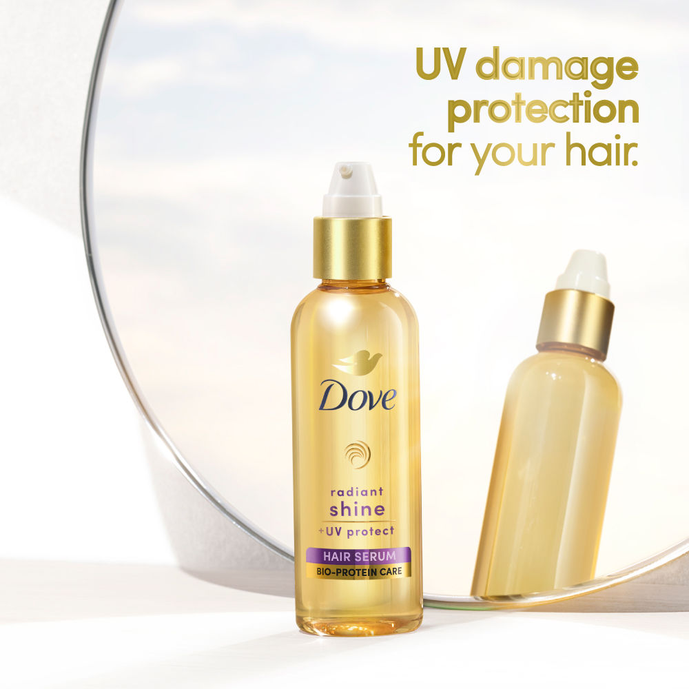 Dove Radiant Shine + UV Protect Hair Serum For Dry & Frizzy Hair, 48ml Buy at Indicrest Image 6