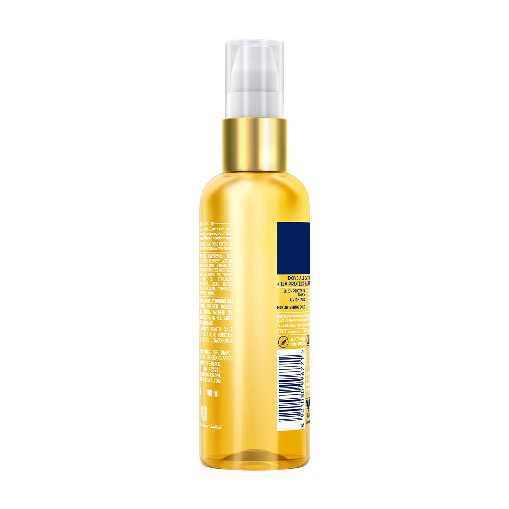 Dove Radiant Shine + UV Protect Hair Serum For Dry & Frizzy Hair, 100ml Buy at Indicrest Image 3