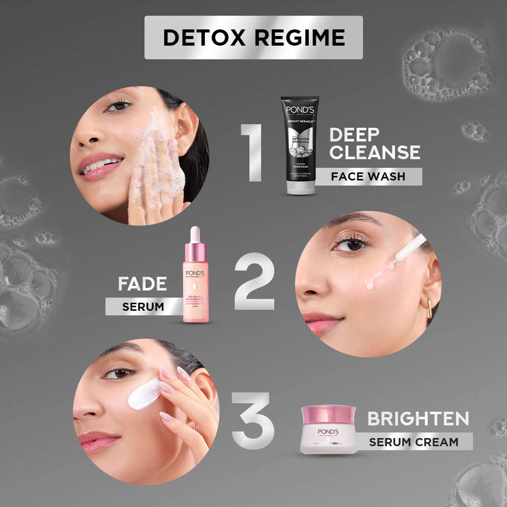 Pond’s Pure Detox Anti-Pollution Purity Face Wash with Activated Charcoal, 15g Buy at Indicrest Image 6