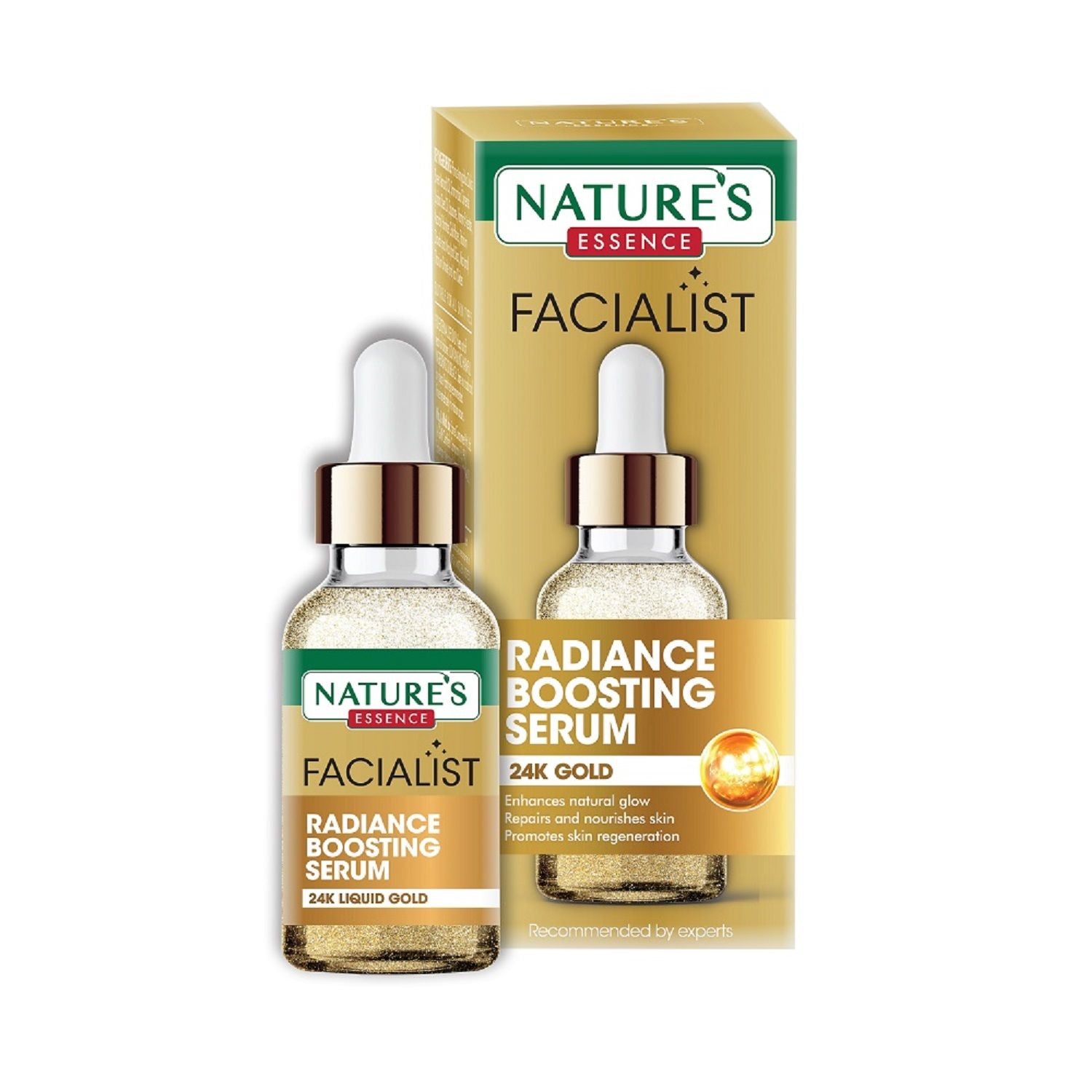 Nature's Essence Radiance Boosting Serum with 24K Gold, 30ml Buy at Indicrest Image 2