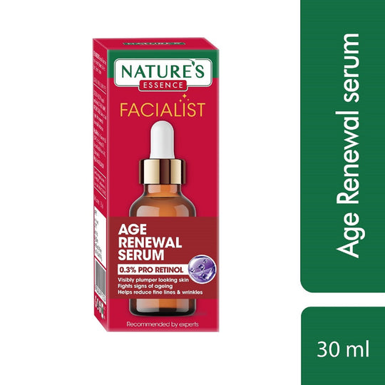 Nature's Essence Professional Facialist Age Renewal Serum with 0.3% Pro Retinol, 30ml Buy at Indicrest