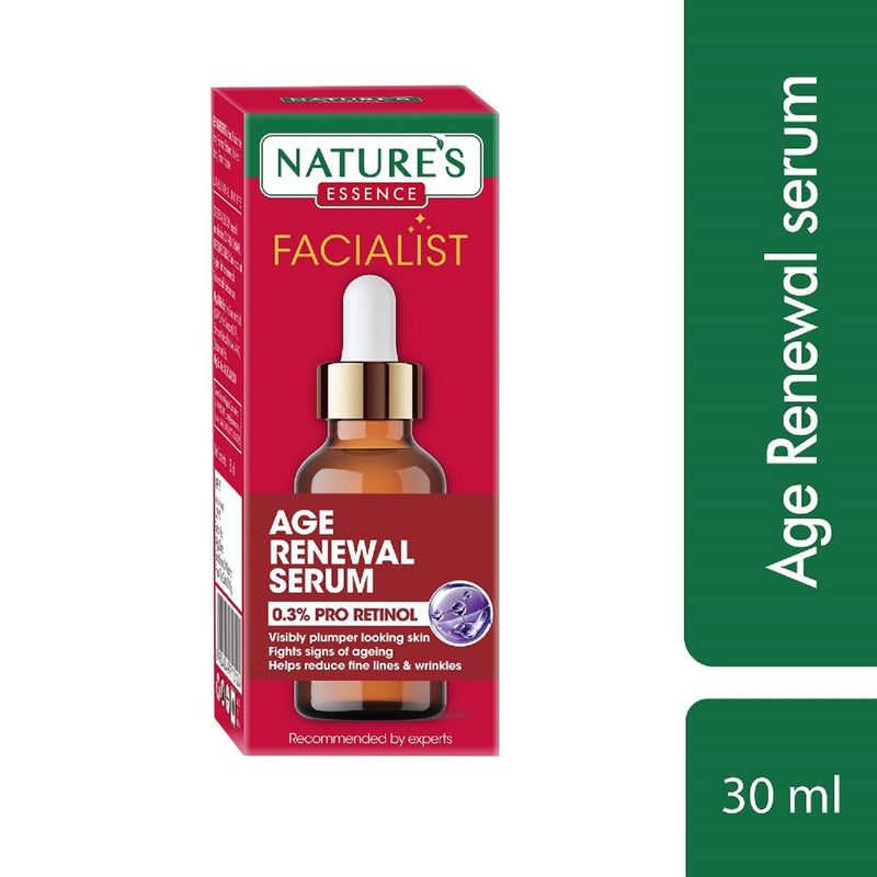 Nature's Essence Professional Facialist Age Renewal Serum with 0.3% Pro Retinol, 30ml Buy at Indicrest