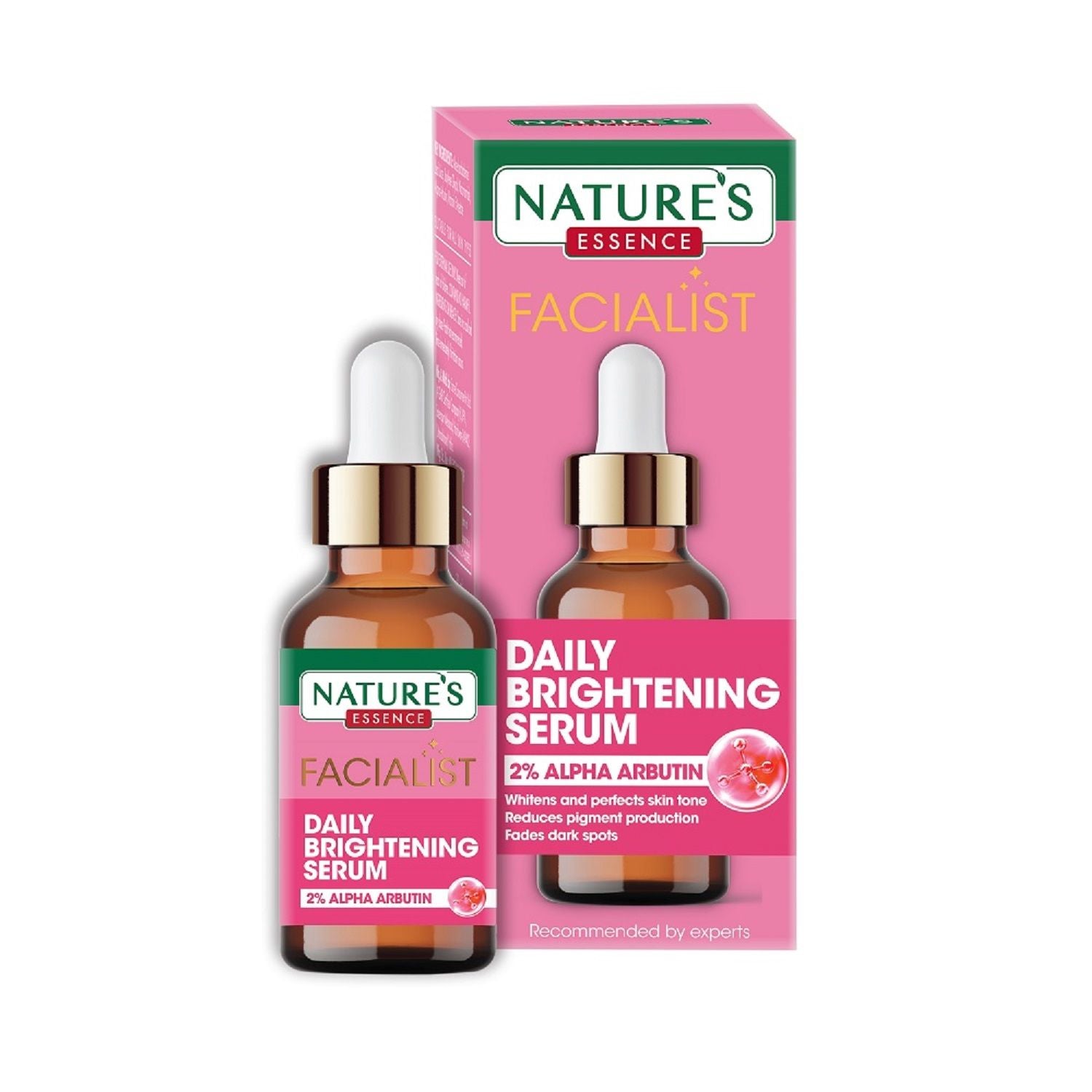 Nature's Essence Facialist Daily Brightening Serum with 2% Alpha Arbutin, 30ml Buy at Indicrest Image 2