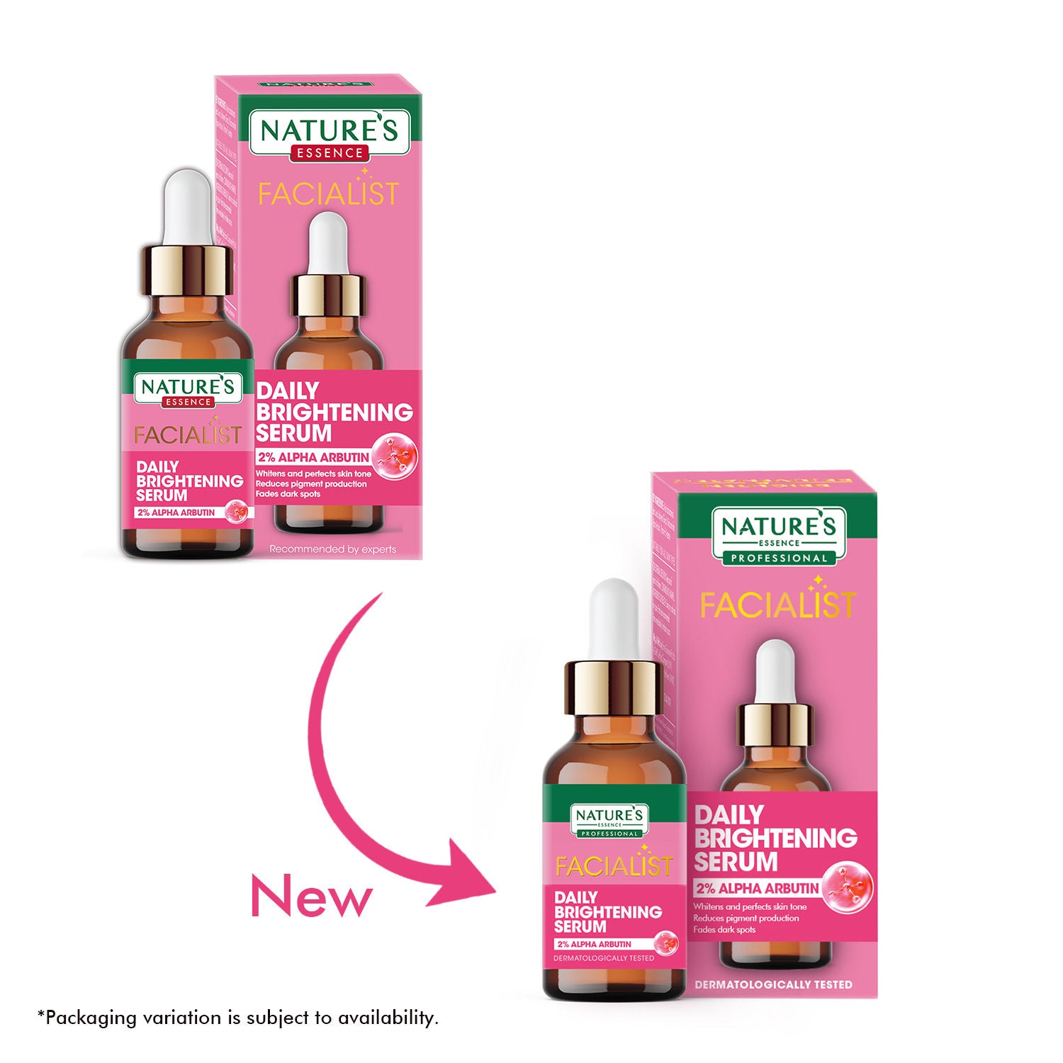 Nature's Essence Facialist Daily Brightening Serum with 2% Alpha Arbutin, 30ml Buy at Indicrest Image 3