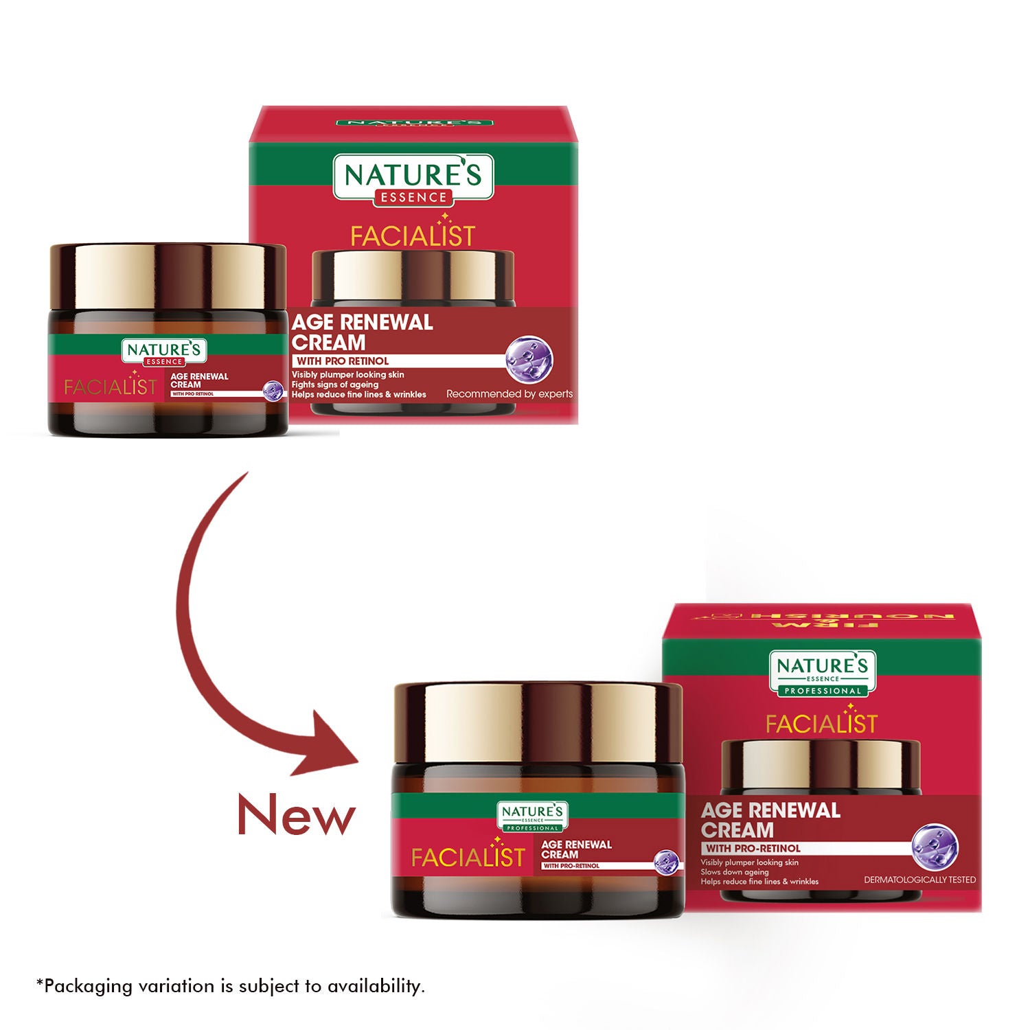 Nature's Essence Facialist Age Renewal Cream with PRO Retinol, 45g Buy at Indicrest Image 3