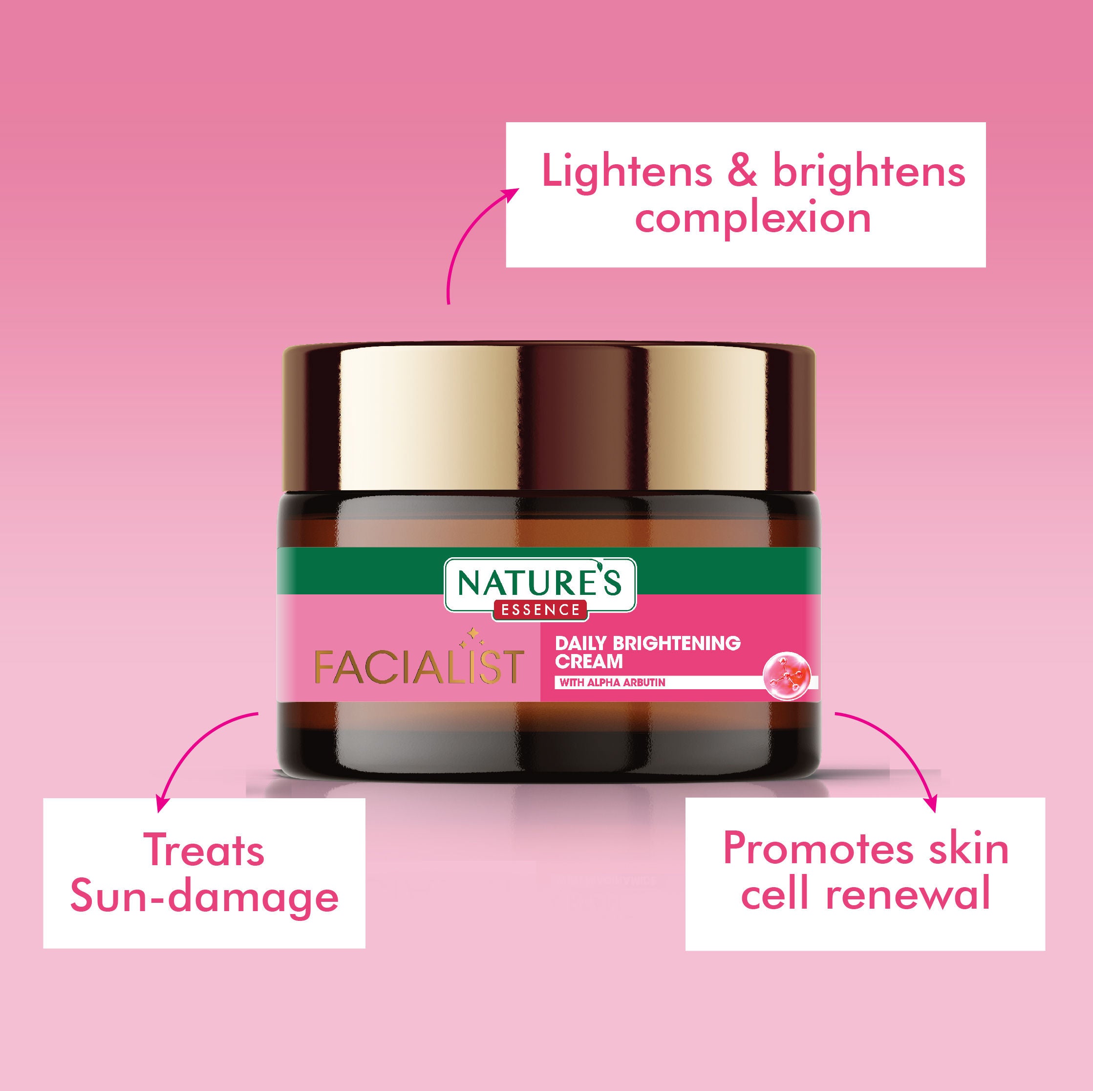 Nature's Essence Facialist Daily Brightening Cream with Alpha Arbutin, 45g Buy at Indicrest Image 5