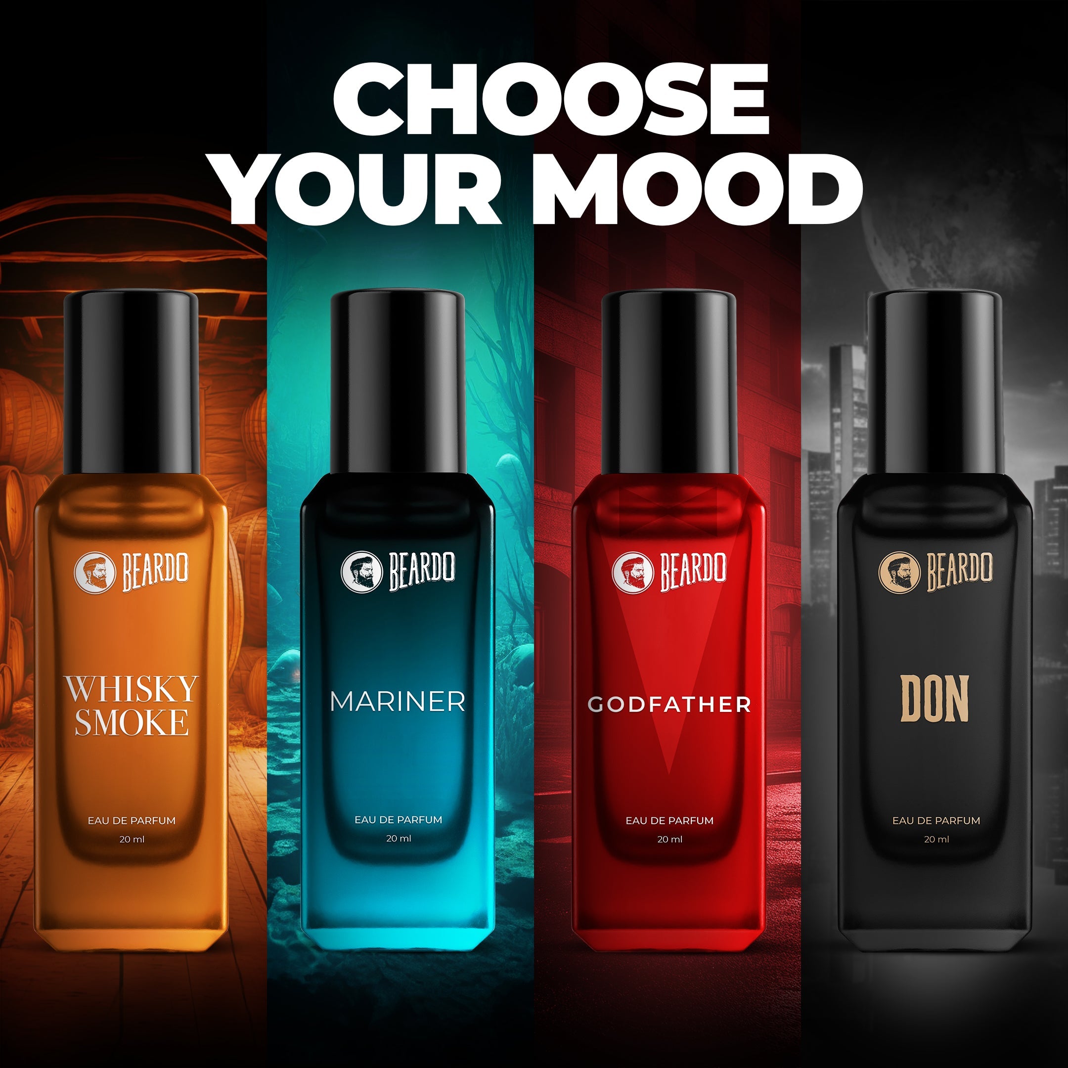 Beardo Bestseller Perfumes Giftset 4X20ml - Image 6 - Buy from Indicrest