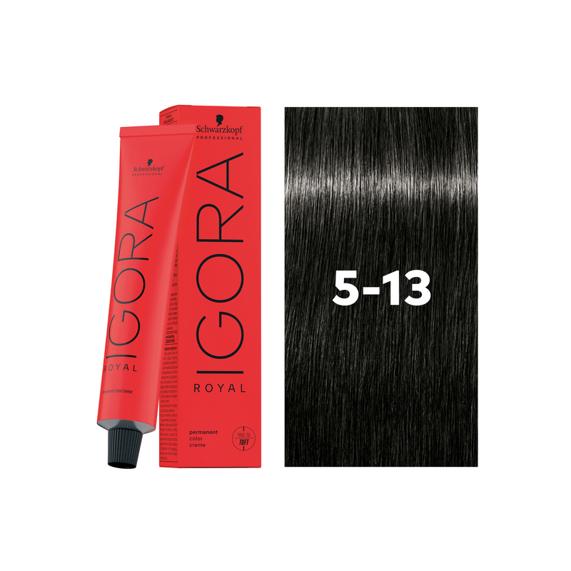 Schwarzkopf Professional Igora Royal 5-13 Light Brown Cendré Matt, 60ml Buy at Indicrest