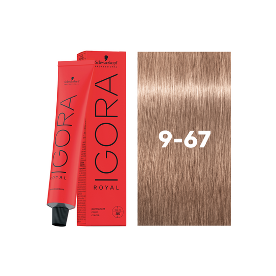 Schwarzkopf Professional Igora Royal 9-67 Extra Light Blonde Chocolate Copper , 60ml Buy at Indicrest