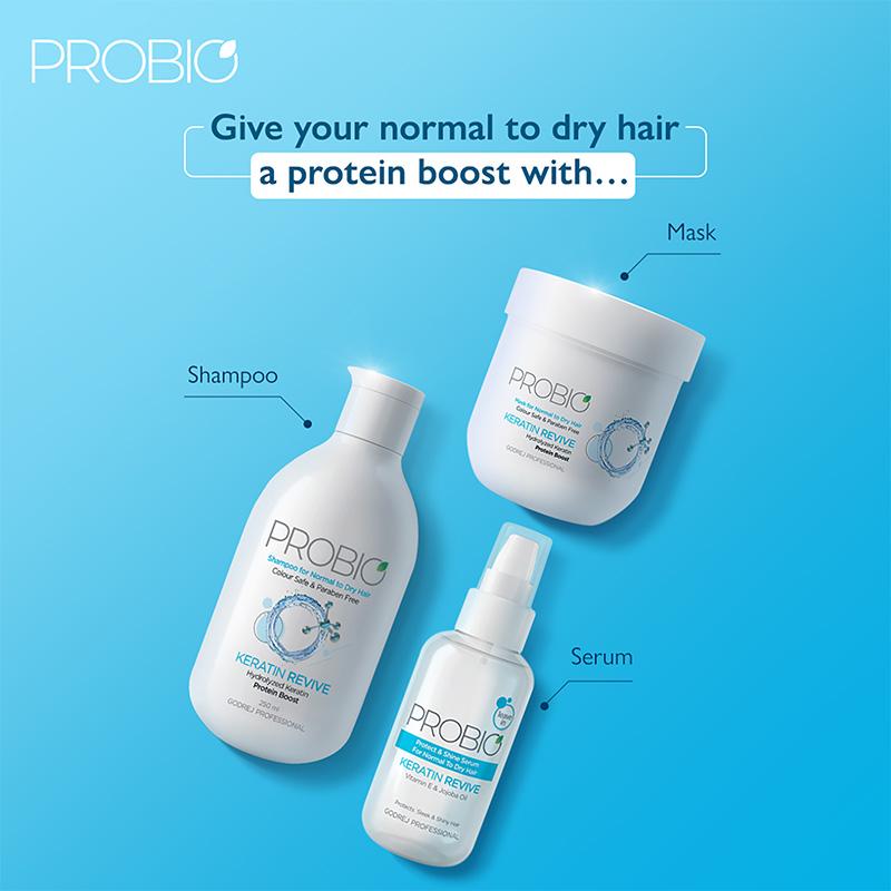 Godrej Professional Keratin Rich Shampoo & Mask With Hydrolysed Keratin & Protect Shine Serum Combo, 3 pieces Buy at Indicrest Image 5