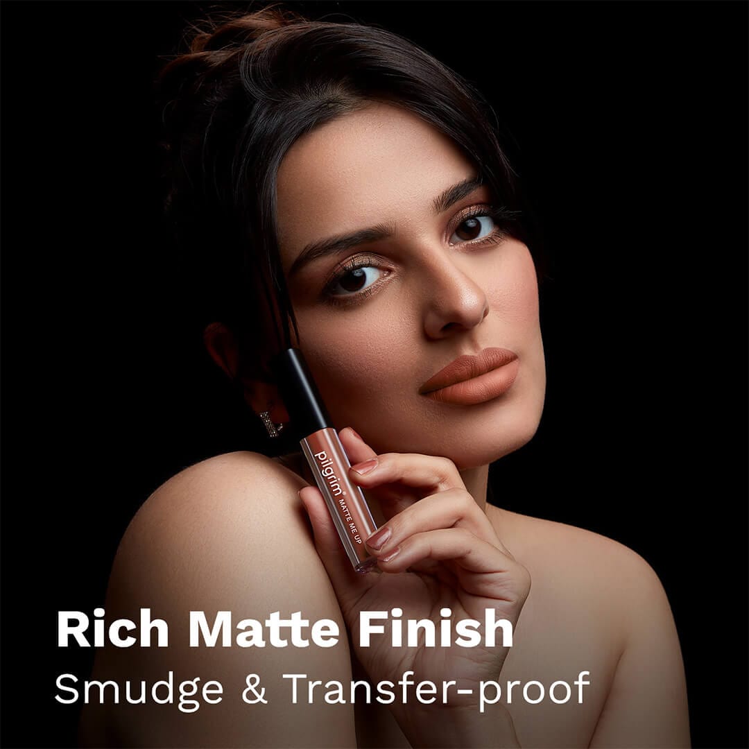 pilgrim matte me up liquid lipstick mocha muse 22   Image 3   Buy from Indicrest
