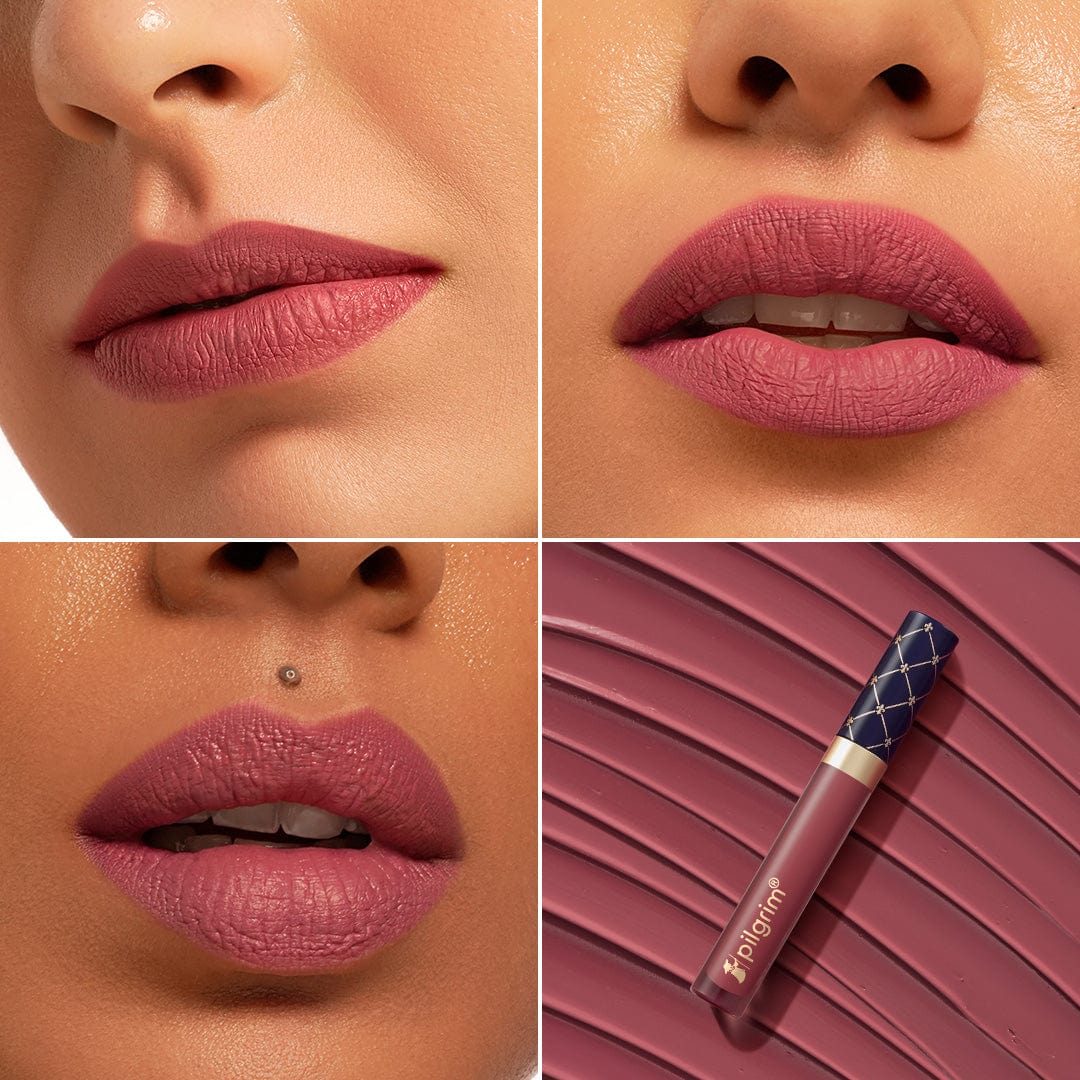 pilgrim the french collection liquid lipstick pink amour 22   Image 2   Buy from Indicrest