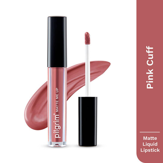 pilgrim matte me up liquid lipstick pink cuff 23   Buy from Indicrest