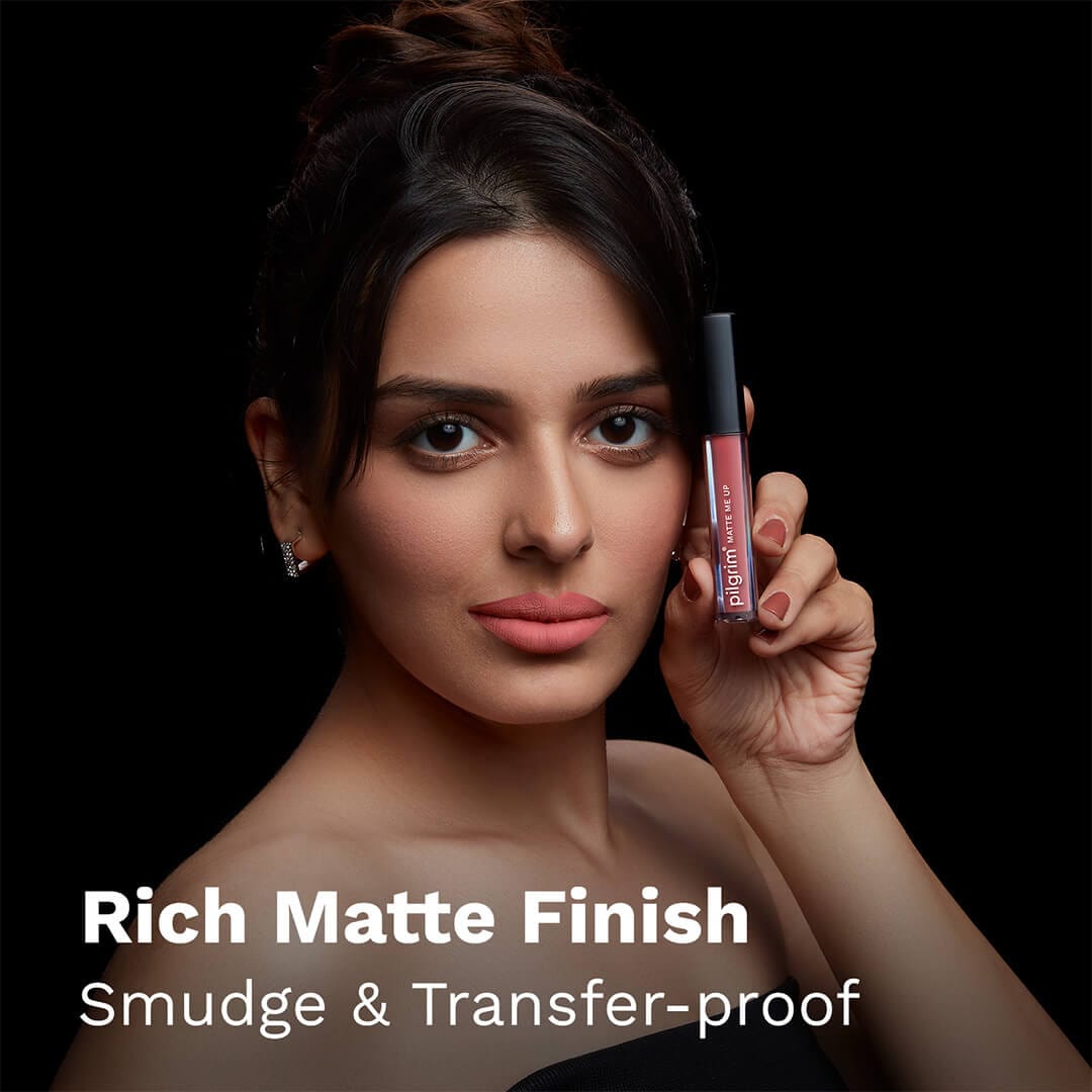 pilgrim matte me up liquid lipstick pink cuff 23   Image 3   Buy from Indicrest