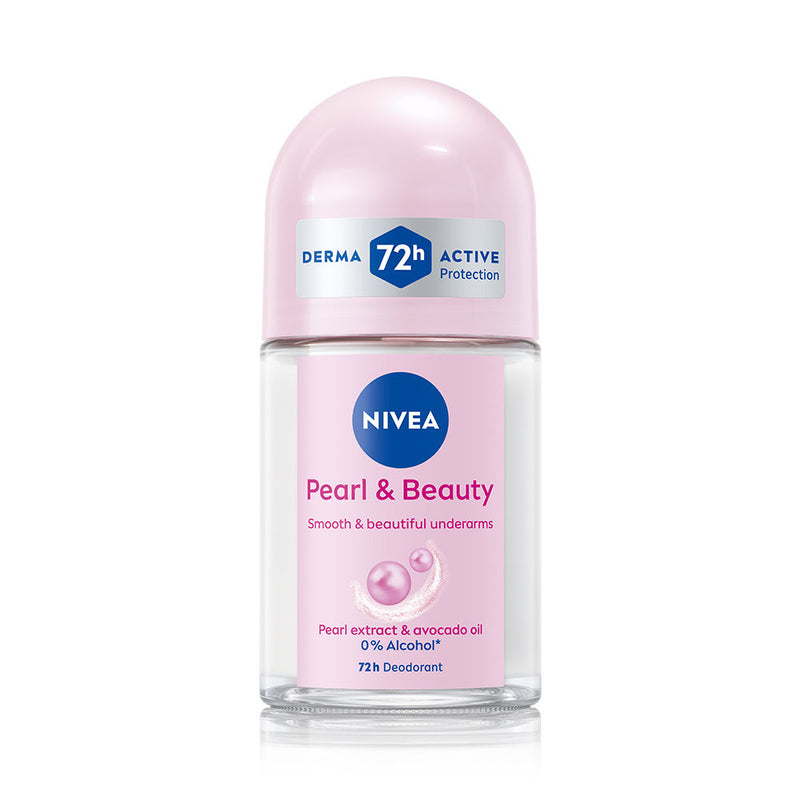 Nivea 72H Active Protection With Pearl Extract Deo Underarm Roll On -Smooth Skin,Odor Protection, 25ml Buy at Indicrest