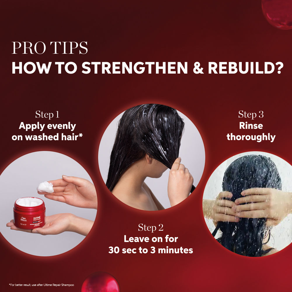Wella Professionals Ultime Repair Conditioning Treatment With AHA & Omega-9, 150ml Buy at Indicrest Image 7