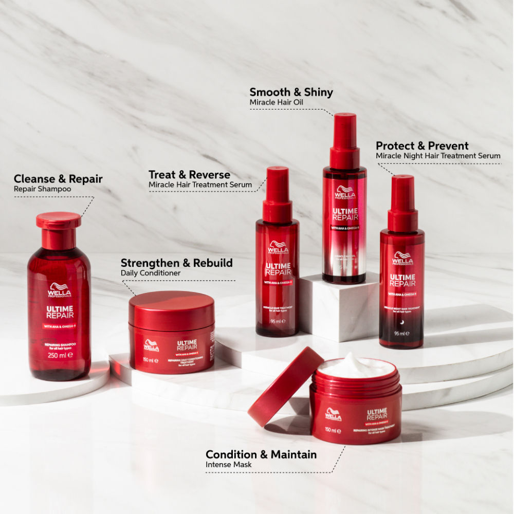 Wella Professionals Ultime Repair Conditioning Treatment With AHA & Omega-9, 150ml Buy at Indicrest Image 8