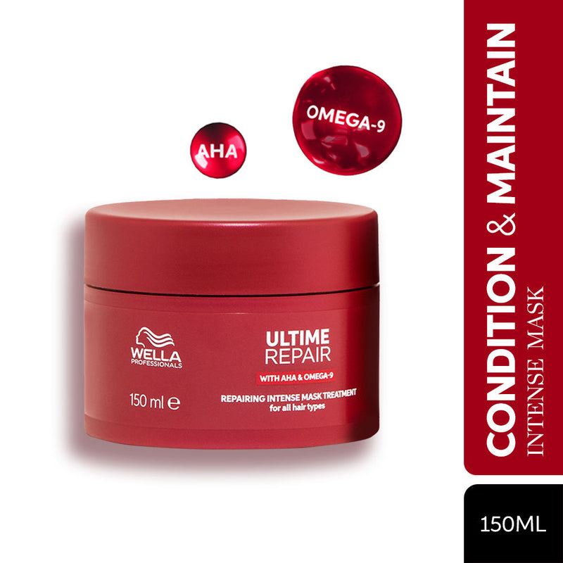 Wella Professionals Ultime Repair Intense Mask with AHA & Omega-9, 150ml Buy at Indicrest