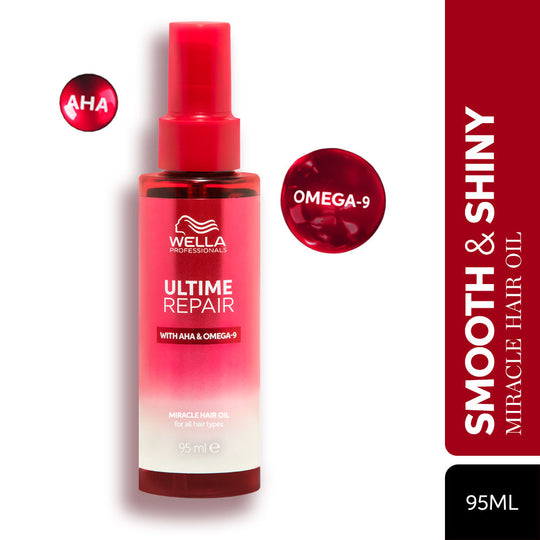 Wella Professionals Ultime Repair Hair Oil with AHA & Omega-9, 95ml Buy at Indicrest