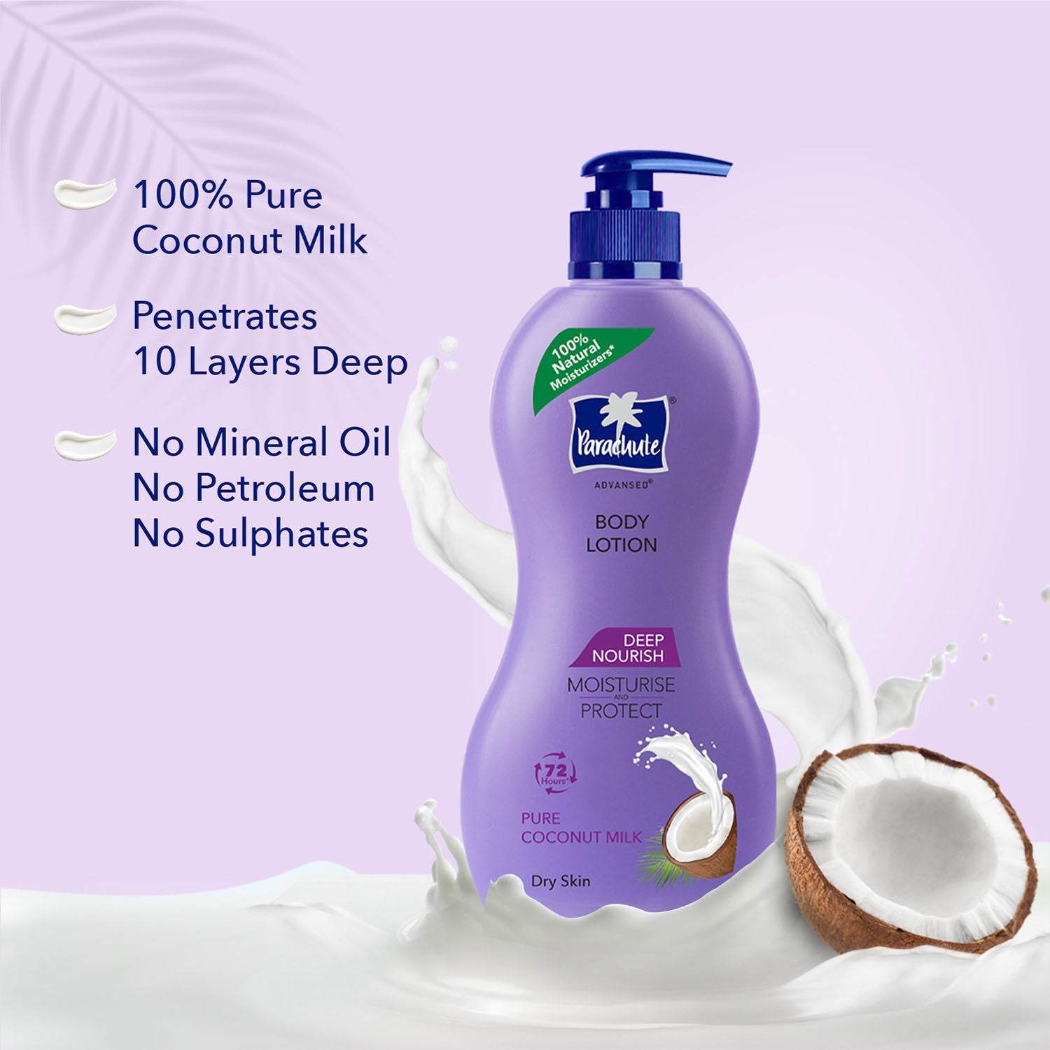 Parachute Advansed Deep Nourish Body Lotion, 600ml Buy at Indicrest Image 6