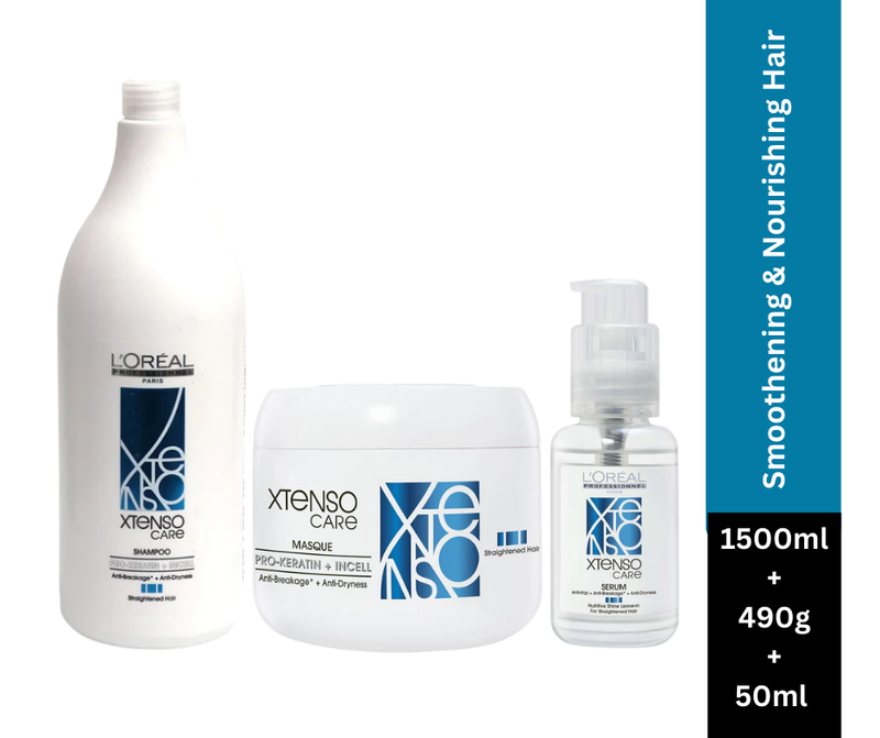 Shampoo 1.5L | Hair Masque 490g | Hair Serum 50ml Combo