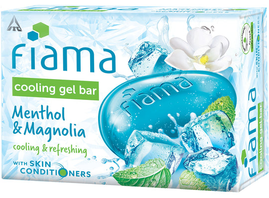 Fiama Menthol & Magnolia Gel Bar for Cooling And Refreshing, Skin Friendly PH, Safe On Skin, 125g Buy at Indicrest