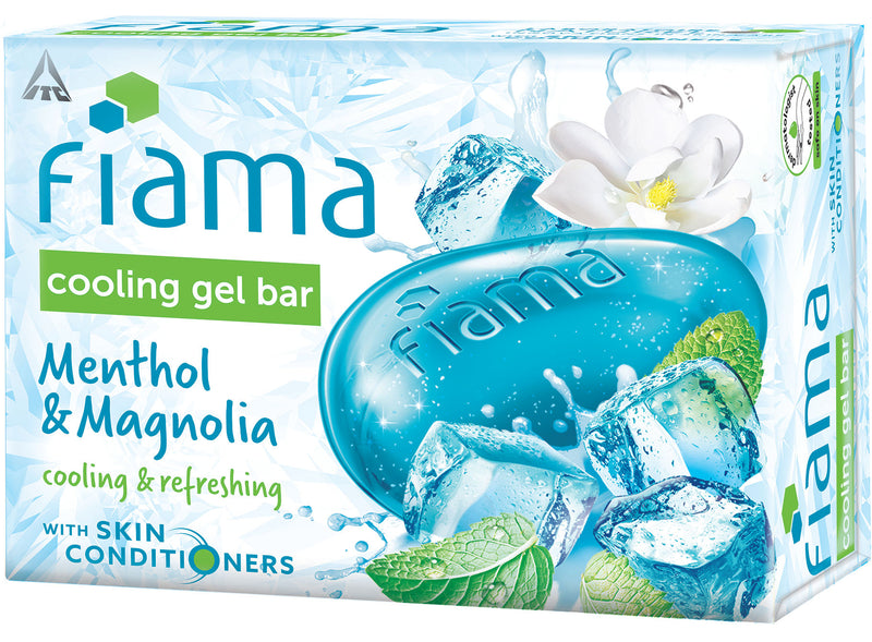 Fiama Menthol & Magnolia Gel Bar for Cooling And Refreshing, Skin Friendly PH, Safe On Skin, 125g Buy at Indicrest