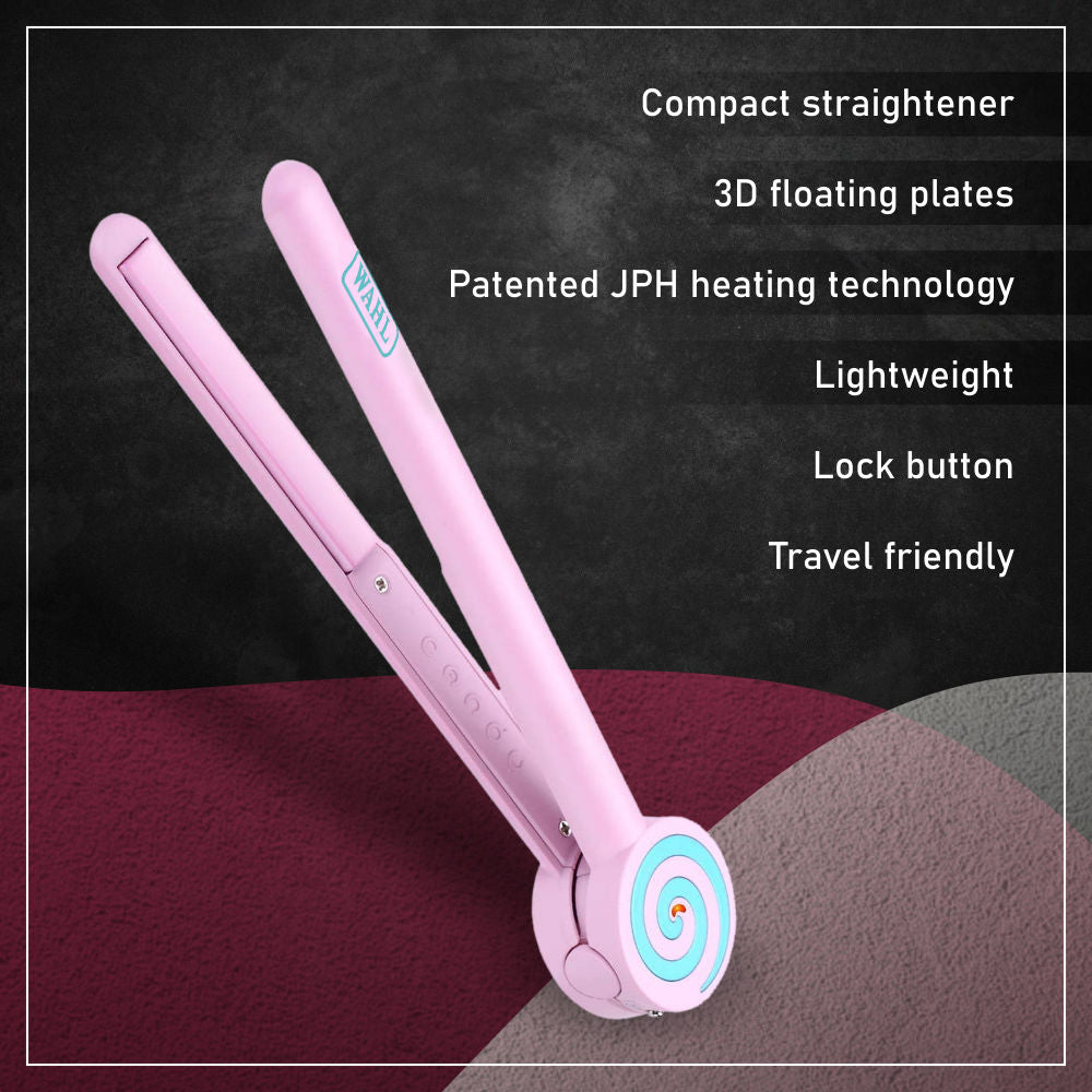 Wahl Lollipop Mini Straightener & Curler -Pink, 1 piece Buy at Indicrest Image 3