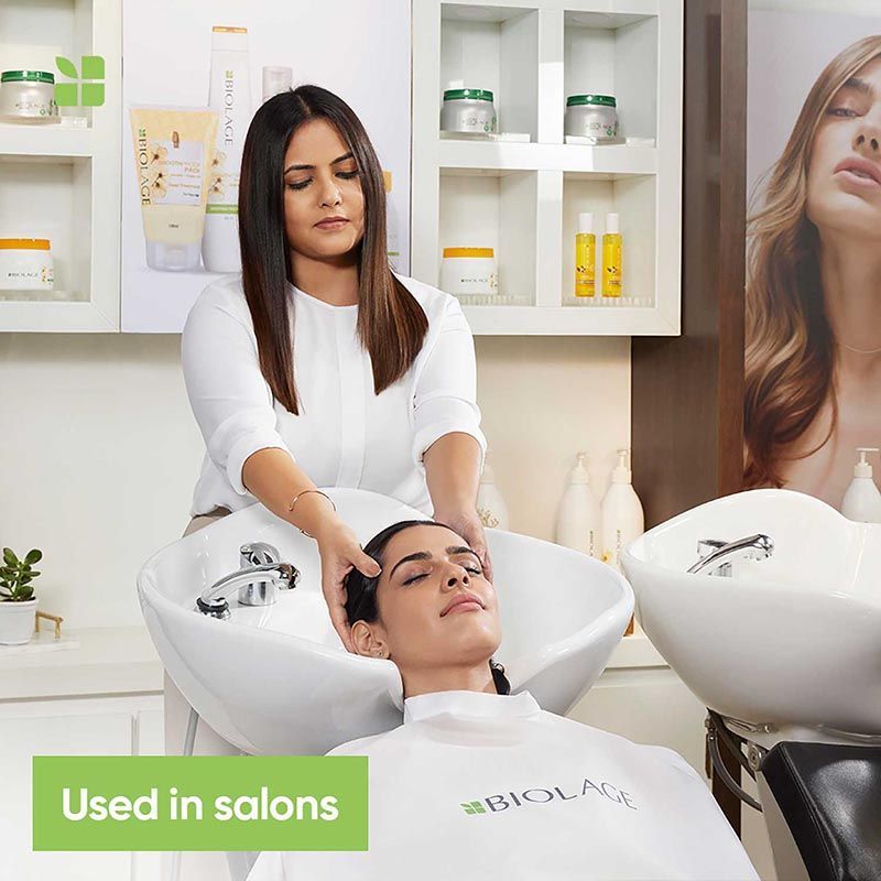 Biolage Advanced Fiberstrong Professional Shampoo, 200ml + Conditioner, 96g Combo For Hair Breakage Buy at Indicrest Image 3