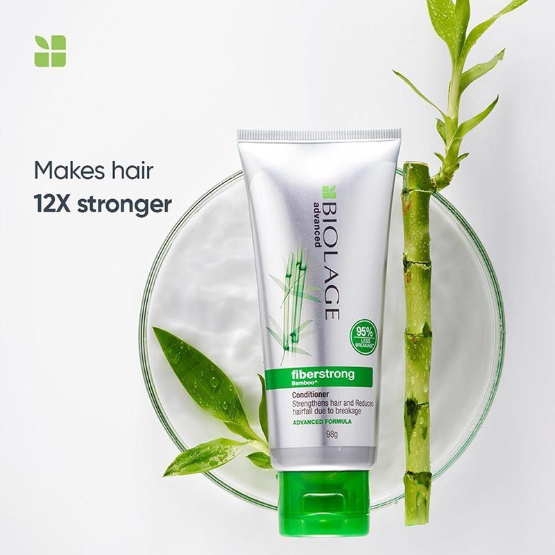 Biolage Advanced Fiberstrong Professional Shampoo, 200ml + Conditioner, 96g Combo For Hair Breakage Buy at Indicrest Image 6