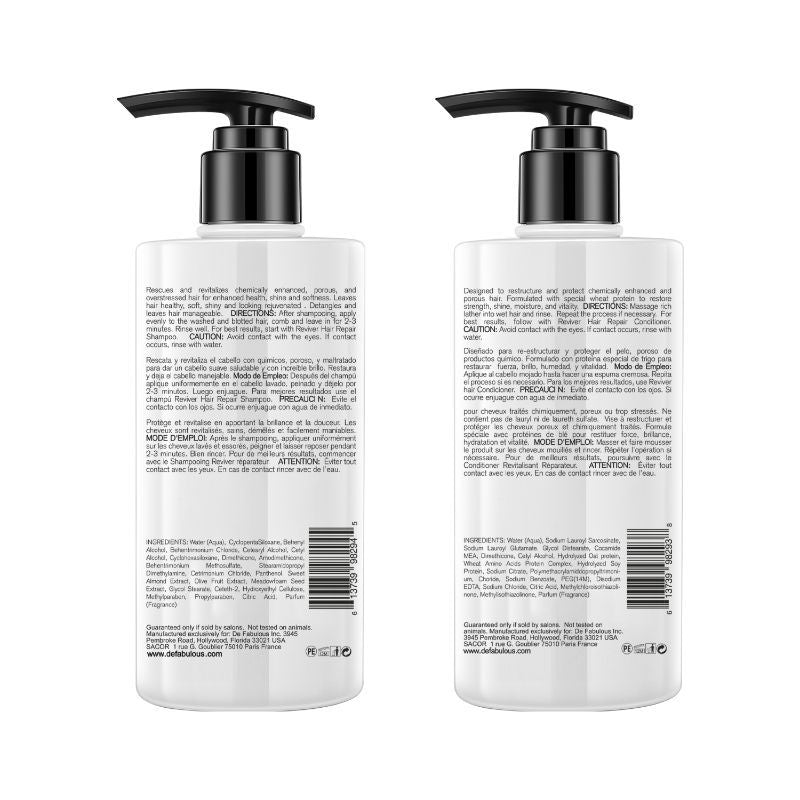 De Fabulous Reviver Shampoo + Conditioner, 2 PCs