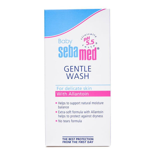 Sebamed Baby Gentle Wash, PH 5.5, With Allantoin, No Tears Formula, Clinically Tested, 200ml
