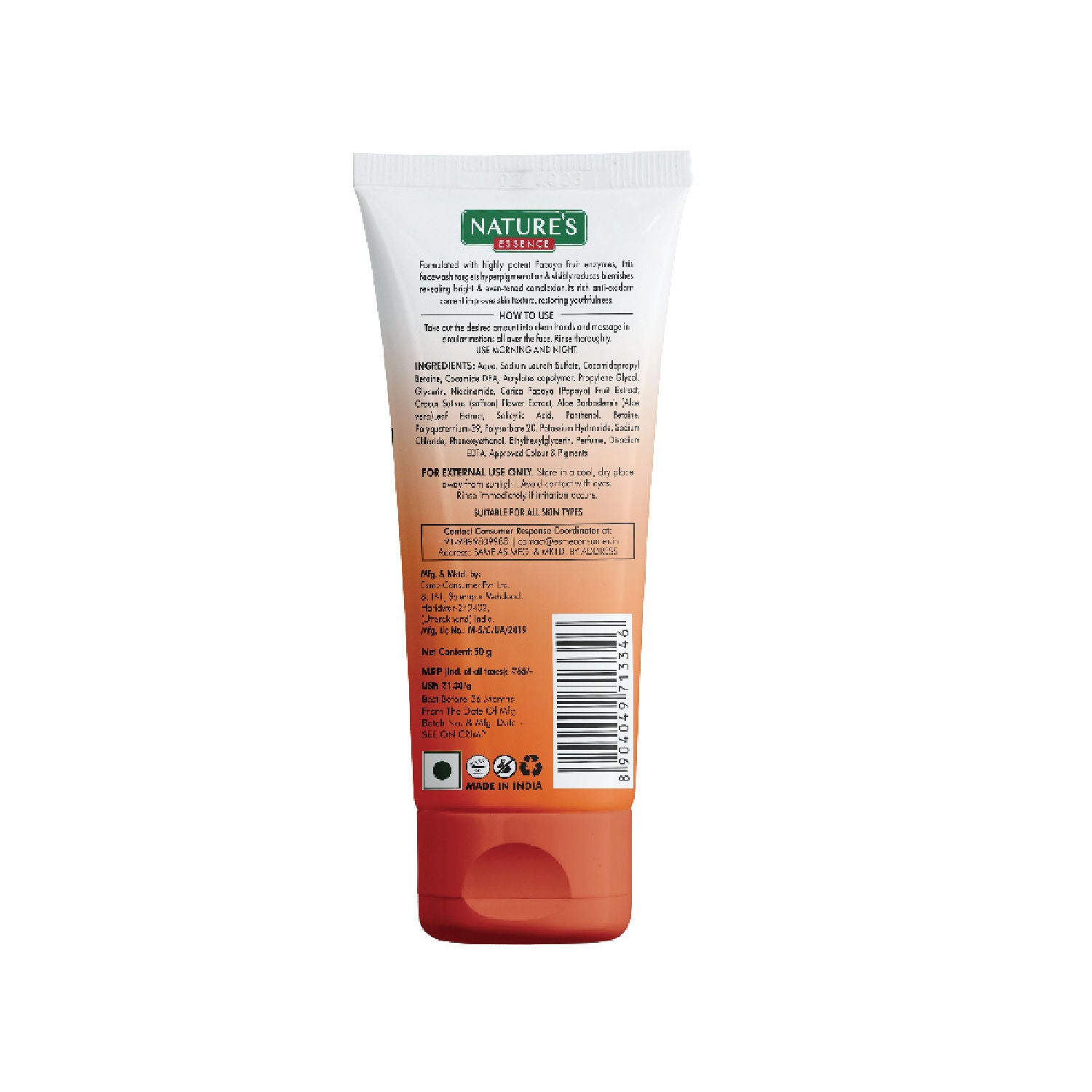 Nature's Essence Anti-Pigmentation Papaya Gel Face Wash, 50g Buy at Indicrest Image 7