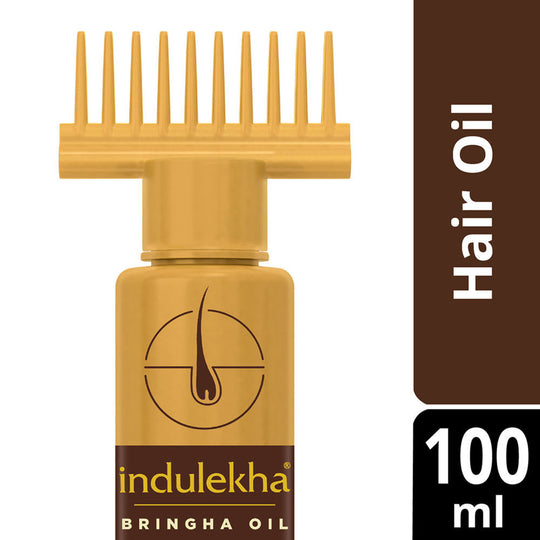 Indulekha Bringha Ayurvedic Hair Oil for Hair Fall Control with Amla & Coconut Oil, 100ml