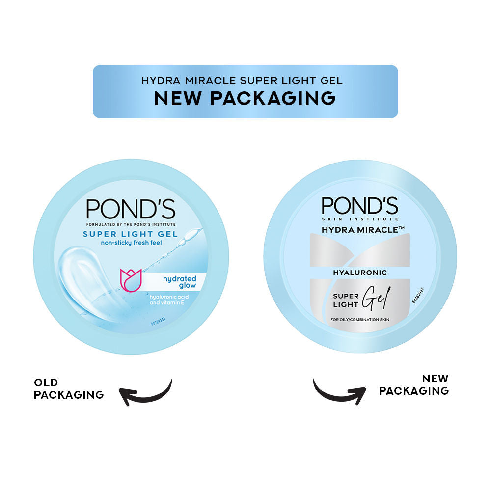 Pond’s Super Light Gel Oil-Free Moisturizer with Hyaluronic Acid & Vitamin E 24HR Hydration, 50ml Buy at Indicrest Image 10