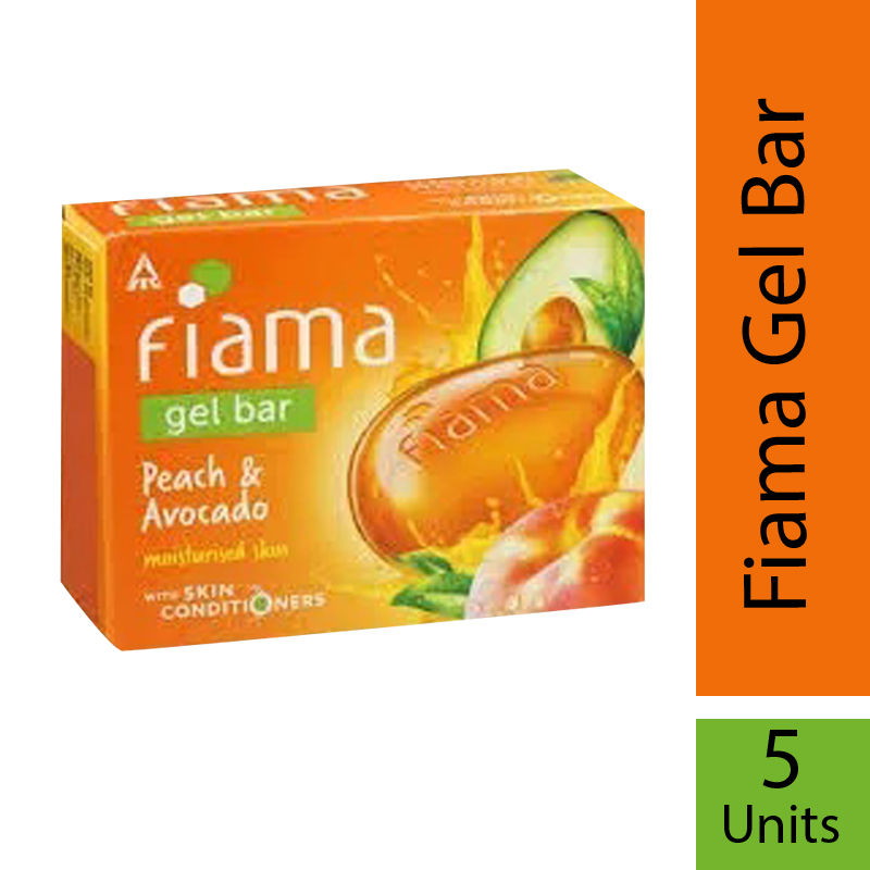 Fiama Mild Dew Peach & Avocado Gel Bar (Pack of 5 Combo) Buy at Indicrest