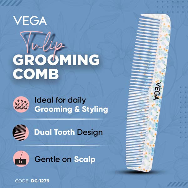Vega Tulip Grooming Comb - DC-1279