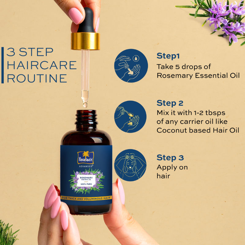 Parachute Advansed Rosemary Essential Oil, 14ml Buy at Indicrest Image 4