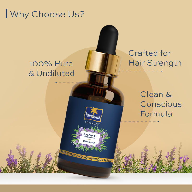 Parachute Advansed Rosemary Essential Oil, 14ml Buy at Indicrest Image 5