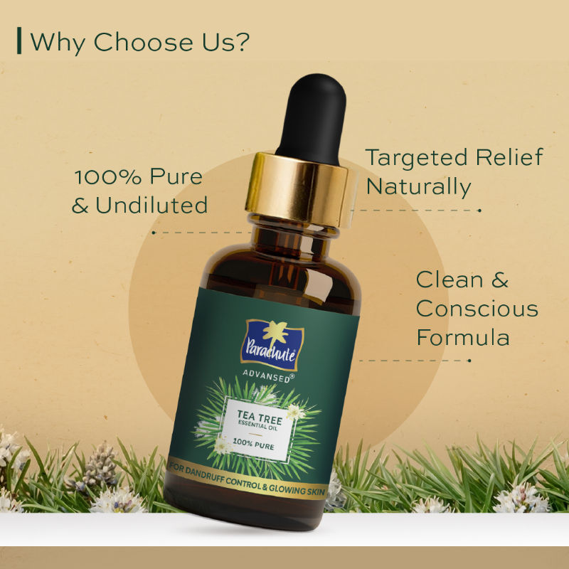 Parachute Advansed Tea Tree Essential Oil, 14ml Buy at Indicrest Image 4