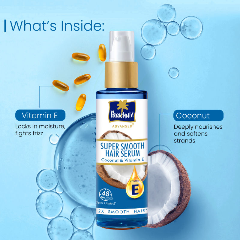 Parachute Advansed Super Smooth Hair Serum, 100ml Buy at Indicrest Image 3