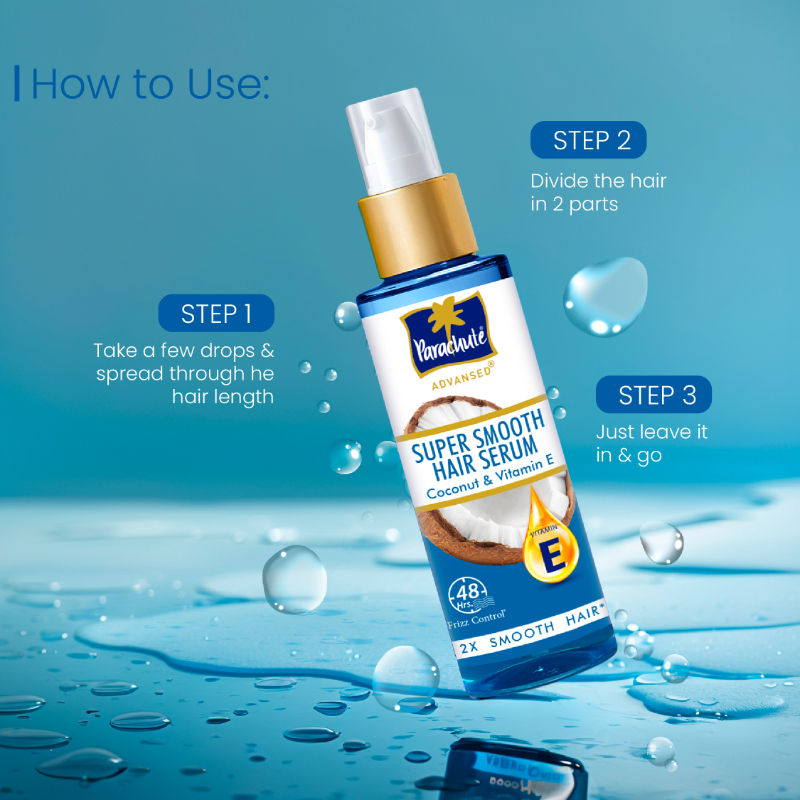 Parachute Advansed Super Smooth Hair Serum, 100ml Buy at Indicrest Image 7