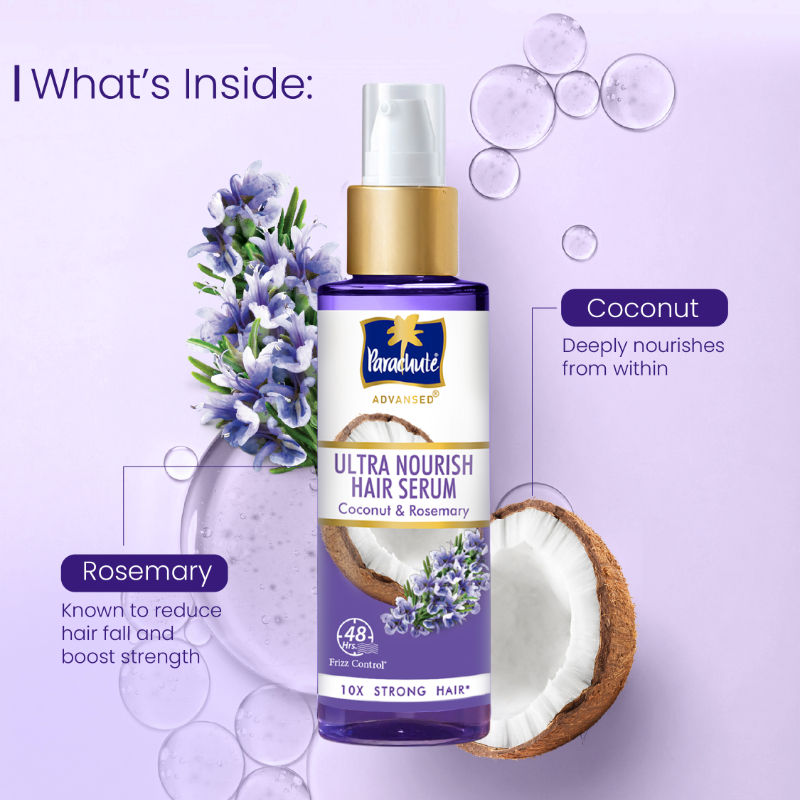 Parachute Advansed Ultra Nourish Hair Serum, 100ml Buy at Indicrest Image 3