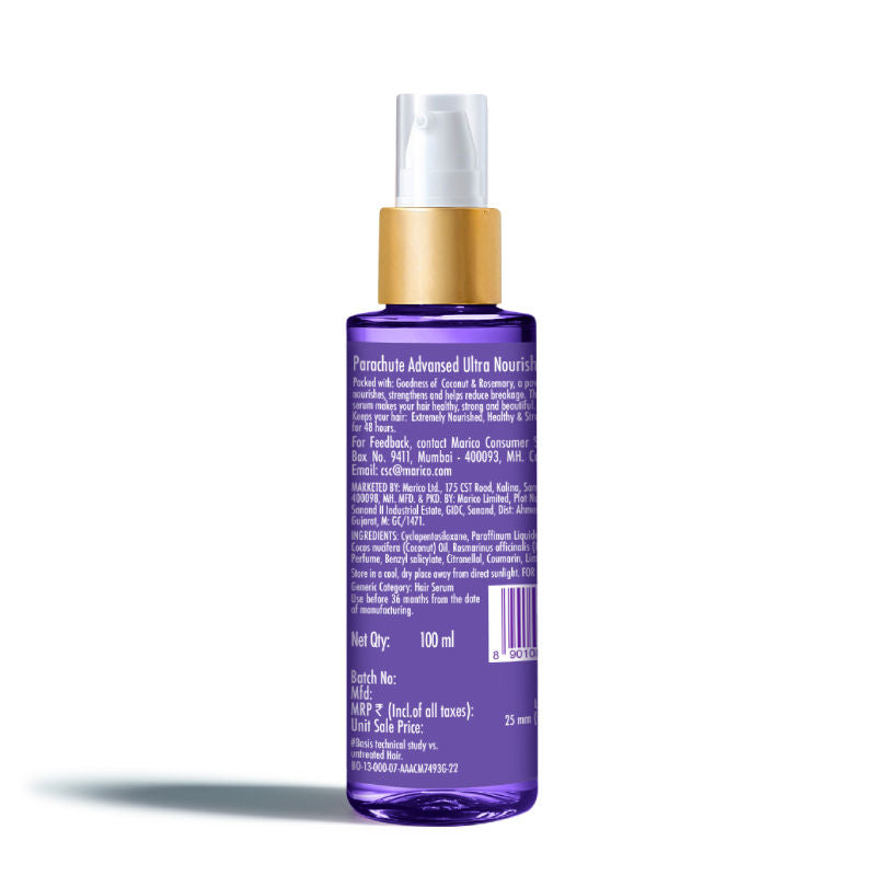 Parachute Advansed Ultra Nourish Hair Serum, 100ml Buy at Indicrest Image 8