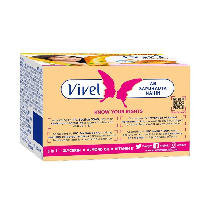 Vivel Glycerin Bathing Bar Soap For Soft Moisturized Skin (Pack of 3), 375g Buy at Indicrest Image 6